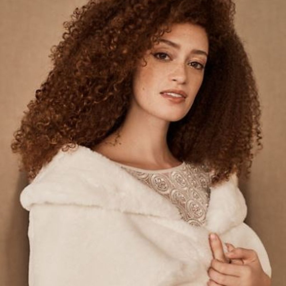 BHLDN - Maxime Faux Fur Wrap